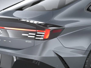 Hyundai Sonata 2024 3D Model
