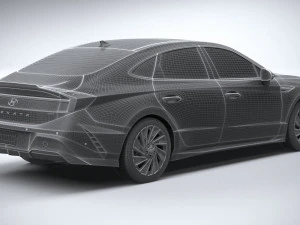 Hyundai Sonata 2024 3D Model