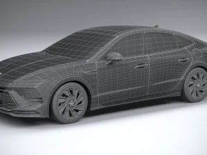 Hyundai Sonata 2024 3D Model