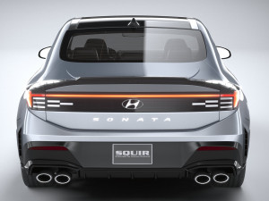 Hyundai Sonata N-Line 2024 3D Model