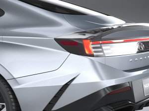 Hyundai Sonata N-Line 2024 3D Model