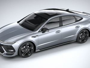 Hyundai Sonata N-Line 2024 3D Model
