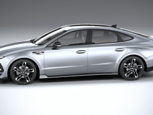 Hyundai Sonata N-Line 2024 3D Model