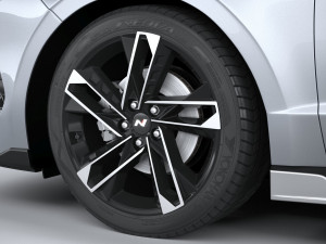 Hyundai Sonata N-Line 2024 3D Model