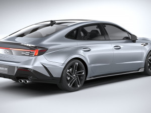 Hyundai Sonata N-Line 2024 3D Model