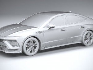 Hyundai Sonata N-Line 2024 3D Model