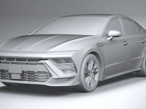 Hyundai Sonata N-Line 2024 3D Model