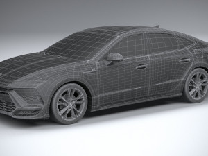 Hyundai Sonata N-Line 2024 3D Model