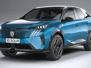 Peugeot E-3008 2024 3D Model