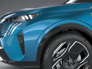 Peugeot E-3008 2024 3D Model