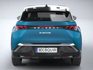Peugeot E-3008 2024 3D Model