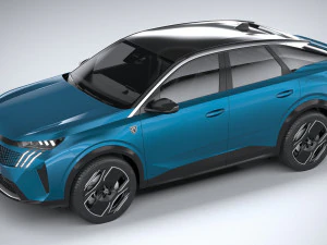 Peugeot E-3008 2024 3D Model