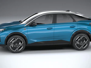 Peugeot E-3008 2024 3D Model