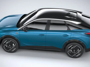 Peugeot E-3008 2024 3D Model