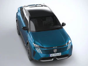 Peugeot E-3008 2024 3D Model