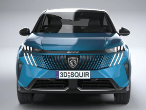 Peugeot E-3008 2024 3D Model