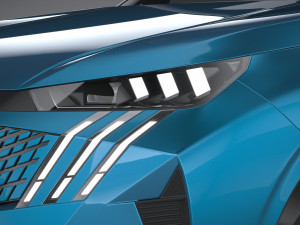 Peugeot E-3008 2024 Modèle 3D