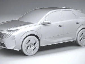 Peugeot E-3008 2024 3D Model