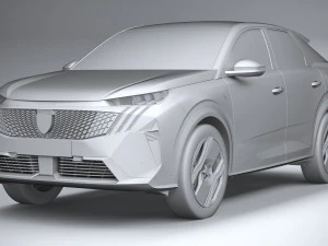 Peugeot E-3008 2024 3D Model