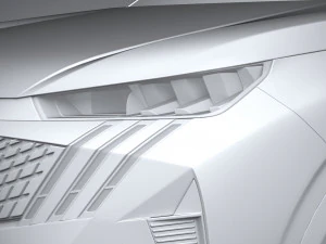 Peugeot E-3008 2024 3D Model