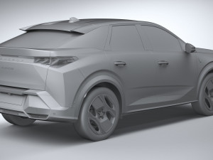 Peugeot E-3008 2024 Modèle 3D