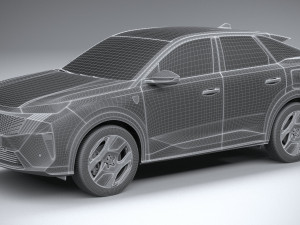 Peugeot E-3008 2024 Modèle 3D