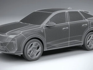 Peugeot E-3008 2024 3D Model