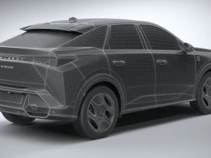 Peugeot E-3008 2024 3D Model