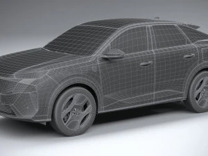 Peugeot E-3008 2024 3D Model