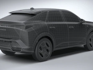 Peugeot E-3008 2024 3D Model