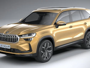 Skoda Kodiaq 2024 3D Model