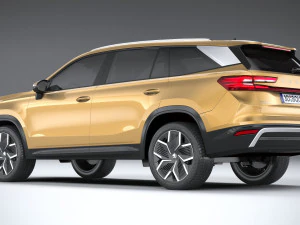 Skoda Kodiaq 2024 3D Model
