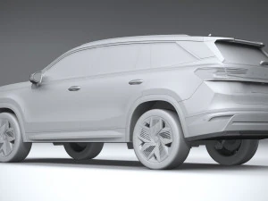 Skoda Kodiaq 2024 3D Model