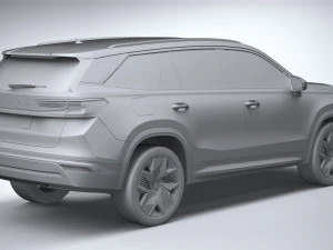 Skoda Kodiaq 2024 3D Model