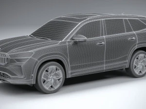 Skoda Kodiaq 2024 3D Model