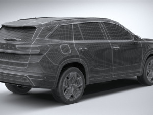 Skoda Kodiaq 2024 Modello 3D
