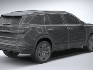 Skoda Kodiaq 2024 3D Model