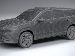 Skoda Kodiaq 2024 Modello 3D