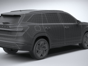 Skoda Kodiaq 2024 Modello 3D