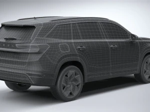 Skoda Kodiaq 2024 3D Model