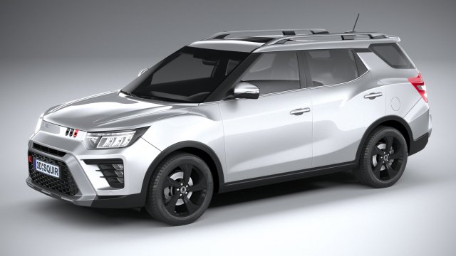 SsangYong Tivoli Grand 2024 3D Модель .c4d .max .obj .3ds .fbx .stl .blend 