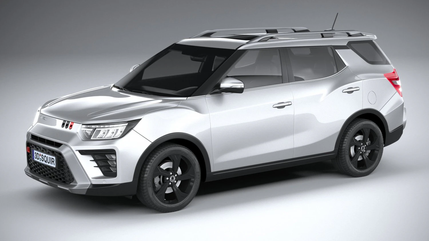 SsangYong Tivoli Grand 2024 3D Model .c4d .max .obj .3ds .fbx .stl .blend