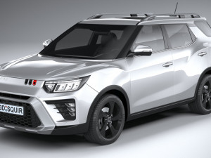 SsangYong Tivoli Grand 2024 3D Модель