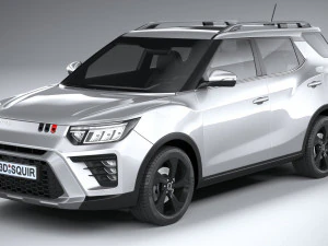 SsangYong Tivoli Grand 2024 3D Model