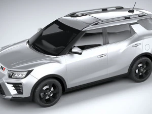 SsangYong Tivoli Grand 2024 3D Model