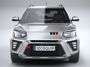 SsangYong Tivoli Grand 2024 3D Модель