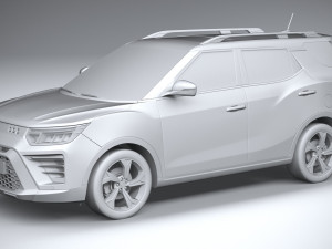 SsangYong Tivoli Grand 2024 3D Модель