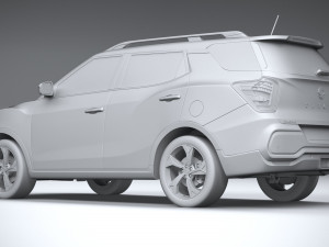 SsangYong Tivoli Grand 2024 3D Модель