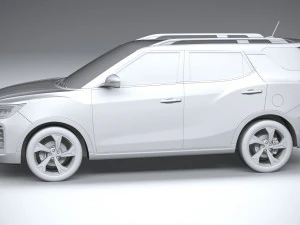 SsangYong Tivoli Grand 2024 3D Model