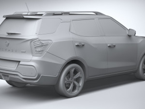 SsangYong Tivoli Grand 2024 3D Модель